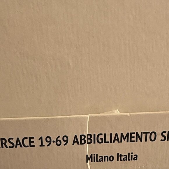 Versace V 1969 Henriette white and beige leather high-heeled sandals size 37 - Picture 13 of 14